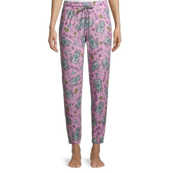 Meowtinis Ladies Sleep Jogger Pant Cat SZ S / 4-6 - Picture 3 of 9